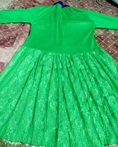 Elegant Green &amp; Royal Blue Traditional Lehenga