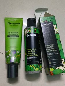 Quench Moisturizer And Micellar Water