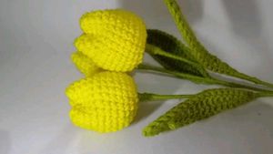 Handmade Crochet Tulip 🌷💐💐💐