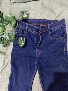Dark Blue Denim Jeans