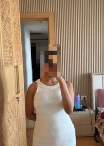 White Sleeveless Bodycon Dress