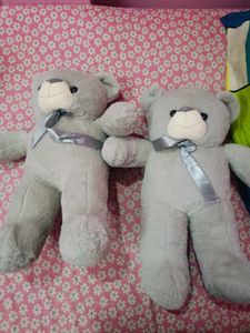 Combo Of 2 Fur Teddy Bears