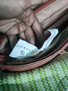 Croc-Embossed Handbag caprese