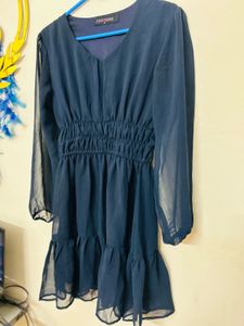 Chic Navy Blue Dress
