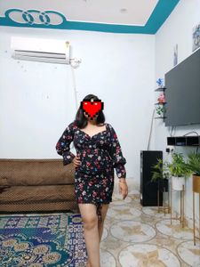 Floral Print Mini Dress