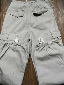 Gray Cargo Pants