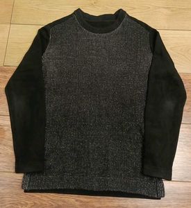 Stylish Black & Silver Sweater