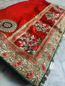 Patli Pallu Saree Very Beautiful combination Color