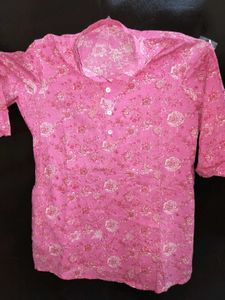 Floral Print Pink Top