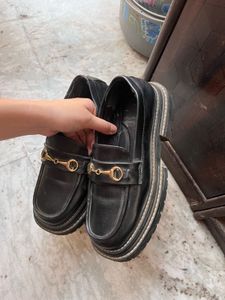 LITTLEBOX Black Chunky Loafers