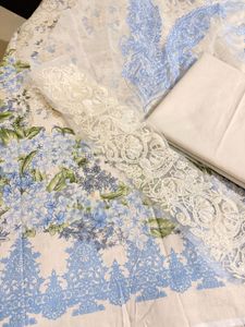 Pakistani Suit material with patches