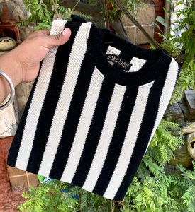 Striped Knit Sweater