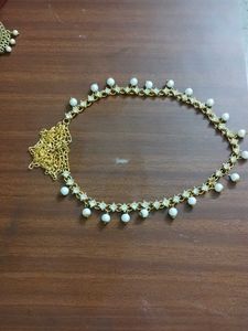 Pearl &amp; Rhinestone Necklace