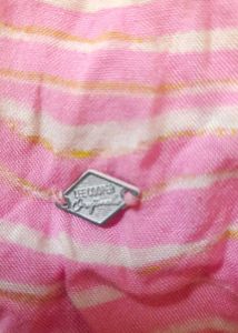 Pink Striped Jumpsuit With Strappy Design