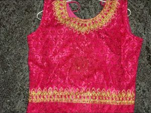 💥 Free Delivery💥Pink Ethnic Gown