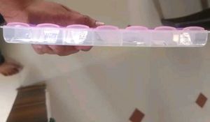 Pill Organizer - 28 Compartment Weekly Case