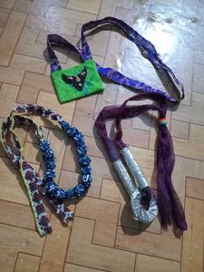5 Handmade necklaces