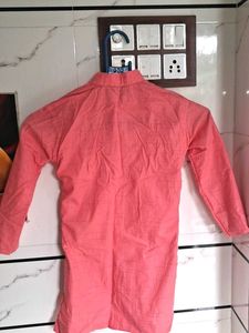 Elegant Coral Kurta For Boys