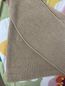 Beige Knit Tank Top