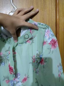 Light Green Long Top