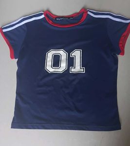 STYLECAST varsity printed cropped t shirt