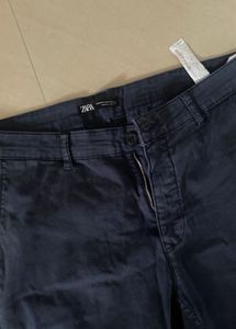 Zara Navy Blue Chinos