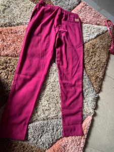 Magenta Casual Pants
