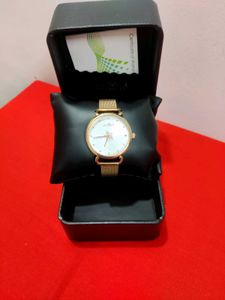 🆕 Gold-Tone⚡Mesh Watch ⌚ For Pretty Women & Girls