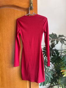 Red Cutout Bodycon Dress