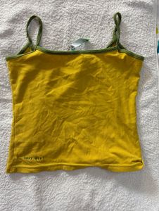 Y2K Yellow Tank Top