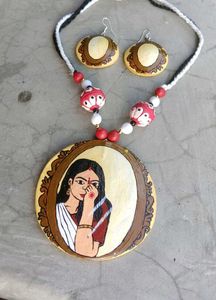 Hand painted Terracotta jewelry