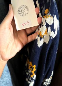 Floral Print Duster Cardigan