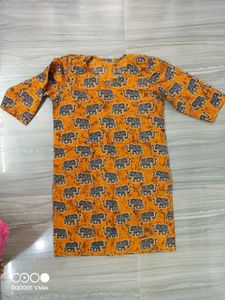 Elephant Print Top