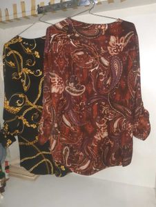 Combo set of paisley and black gold tunic 💕