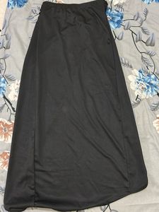 Chic Black Wrap Skirt