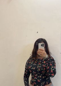 H / M Floral Print Top