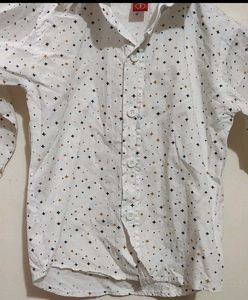 Red Waist Coat White Shirt Black Pant Set 3-4 Year