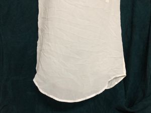 Mango White Plain Top