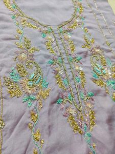 hand embroidery dress material