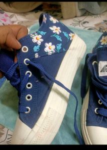 Blue BISC Canvas Sneakers