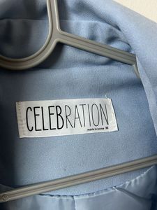 Powder Blue Trench Coat