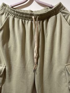 Beige Cargo Trousers