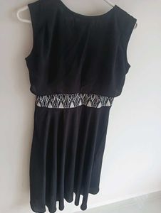 Black Party Wear One Piece Dress