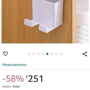 Brand New Set Of 3 Mobile/ Remote Holder