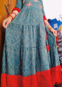 New Kurta In Full Long Nd Flare Look&#39;s Good