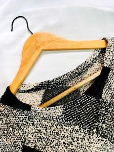 Y2k Patterned Monochromatic Knit Top D