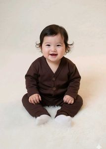 Cute Brown Baby Outfit Set 🤎