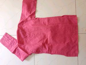 Pink Cotton Kurta kids