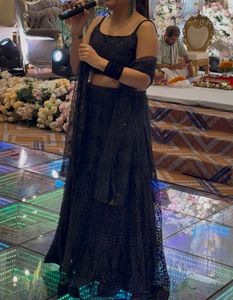 Black Embellished Lehenga Choli