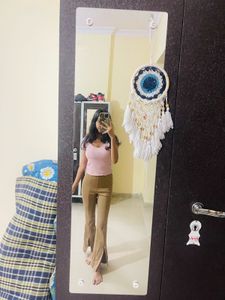 Brown Flared Pants